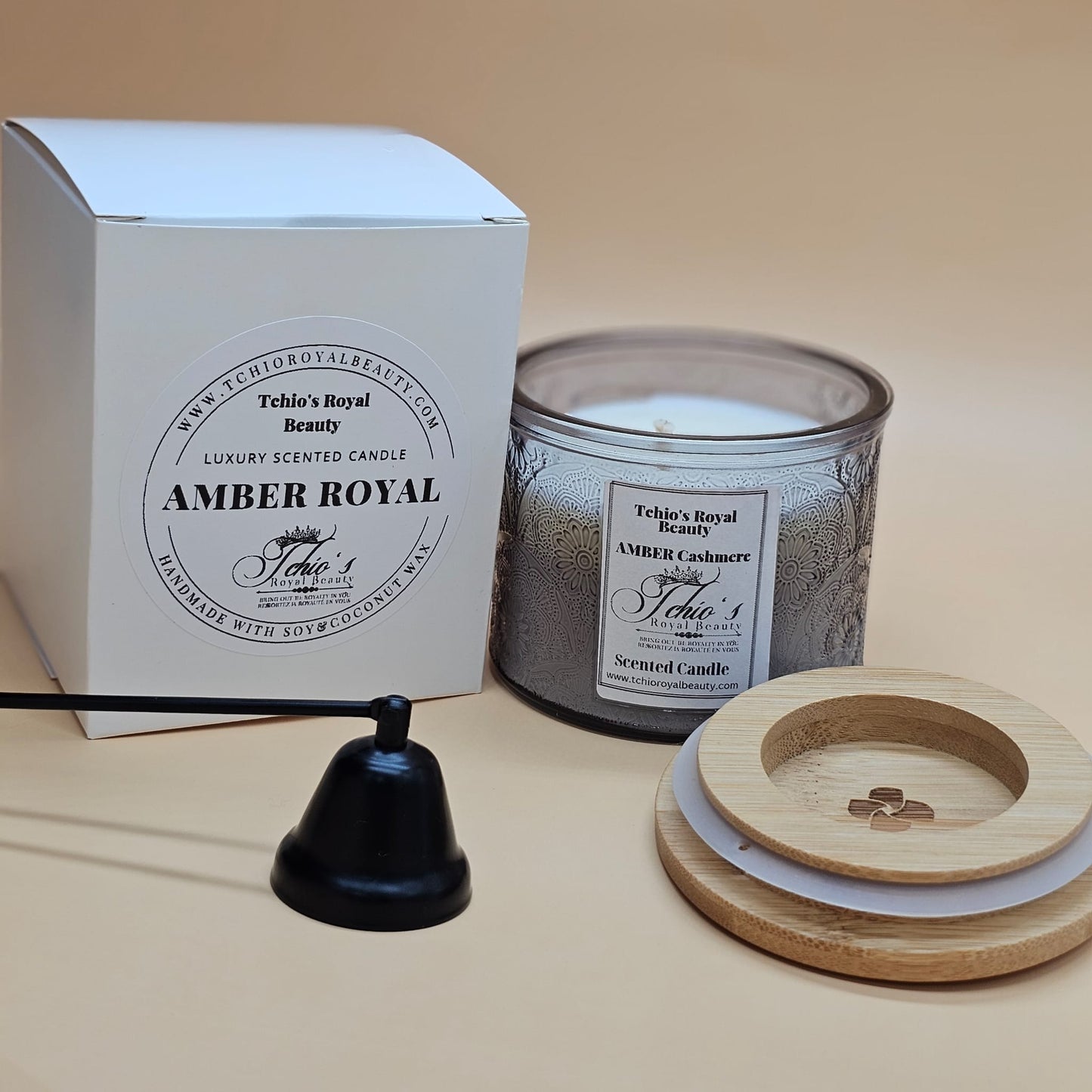 Éclat d'Ambre – Amber Scented Candle (10 oz) Free Shipping