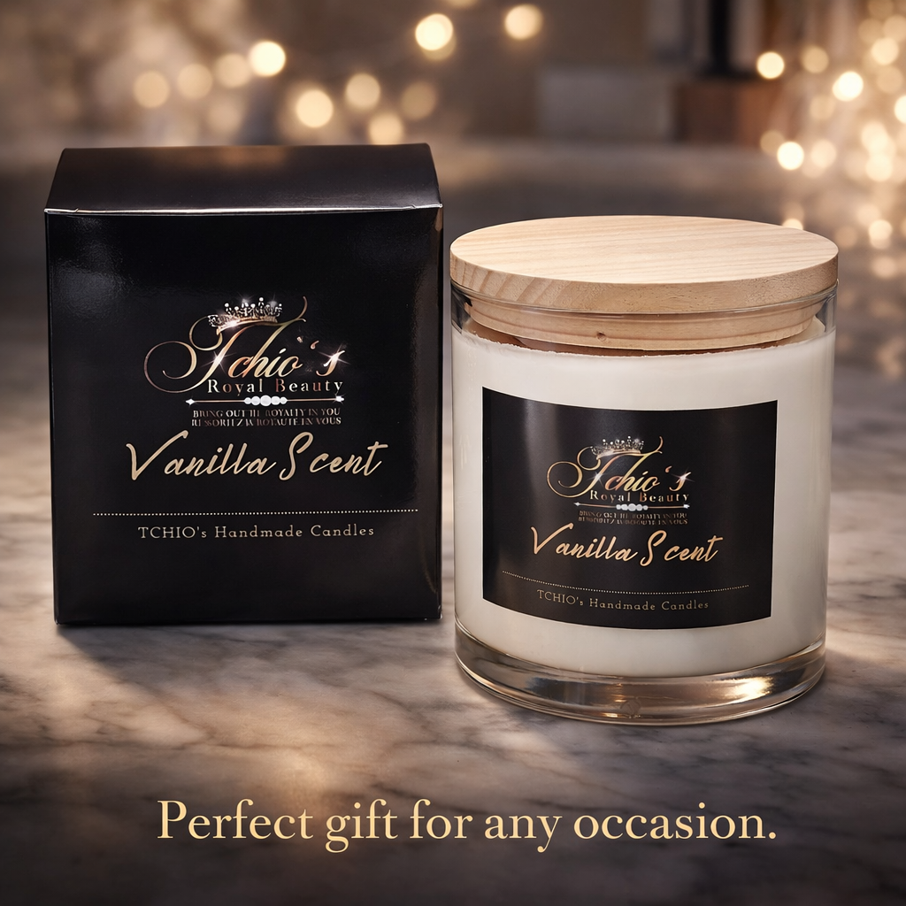 Vanilla Scented Candles|Luxury Douceur de Vanille-18 oz jar|Free Shipping