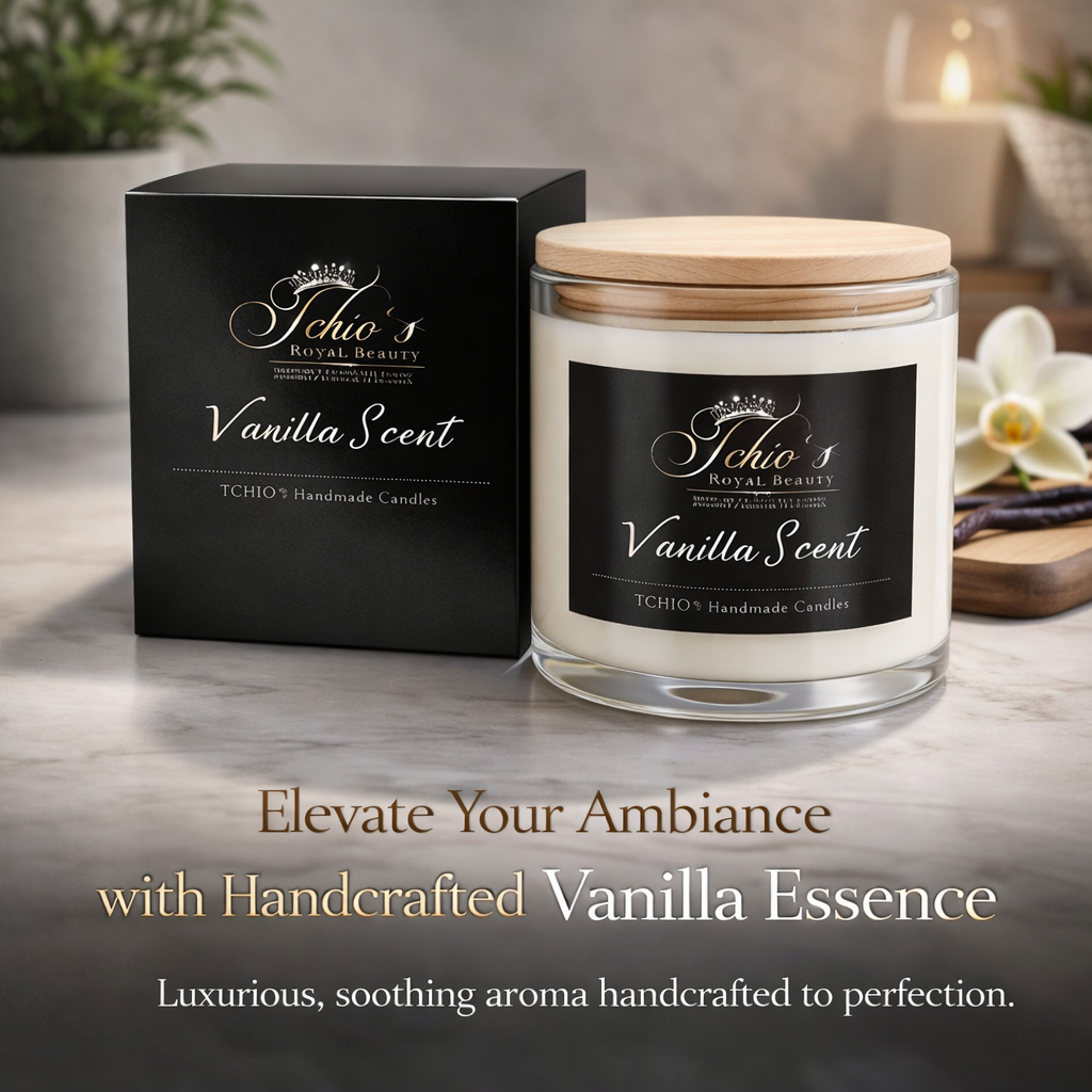 Vanilla Scented Candles|Luxury Douceur de Vanille-18 oz jar|Free Shipping